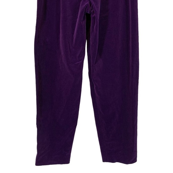 Vintage 80s High waist Velvet Pants Size S/M - Picture 6 of 7